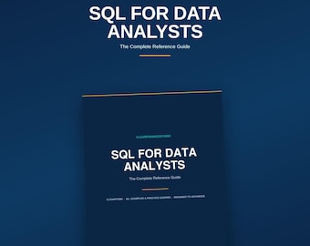 SQL for Data Analysts Guide | 28-Page PDF, Joins, CTEs, Window Functions (Digital Download)