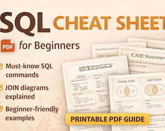 SQL Cheat Sheet for Beginners