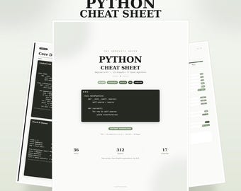 Guía rápida de Python: De principiante a profesional en programación (PDF de 38 páginas)