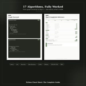 Guía rápida de Python: La guía completa / PDF imprimible de 38 páginas / Referencia de programación para principiantes y profesionales + Algoritmos / Descarga instantánea imagen 6