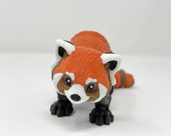 Red Panda - Articulated- 3D printed