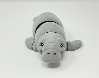 Manatee - Articulated - 3D printed