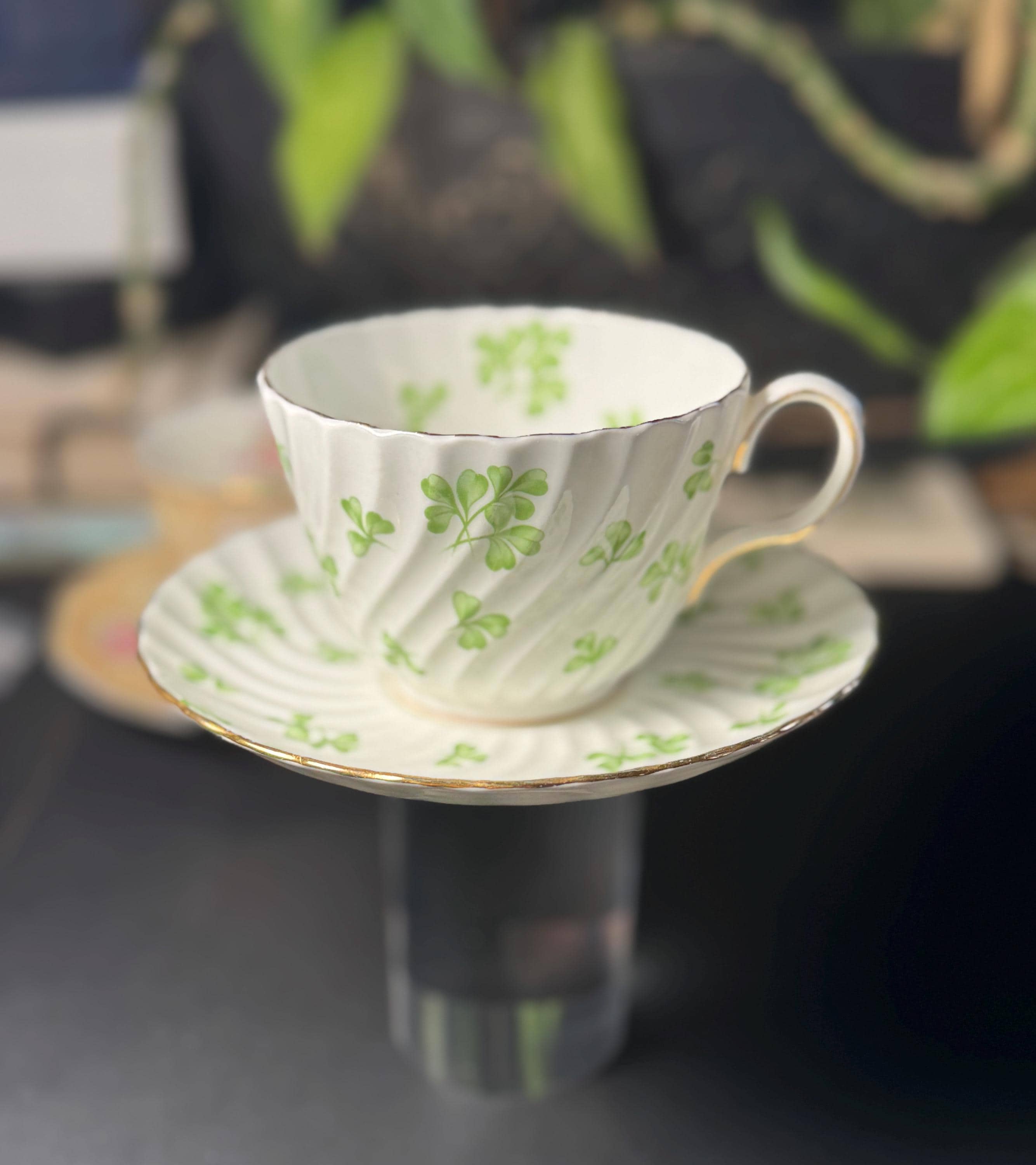 Clover Bone China Tea Set - Etsy