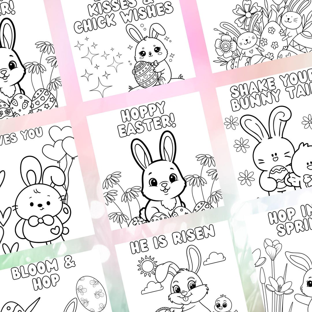 Easter Coloring Pages for Children – 10 Printable Activity Sheets ...