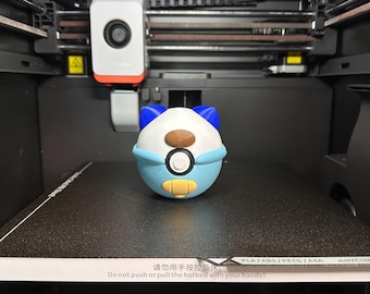 Présentoir de pokéballs imprimé en 3D inspiré d'Oshawott