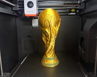 FIFA World Cup Trophy Replica 3D Printed  – Soccer Fan Display Decor & Gift