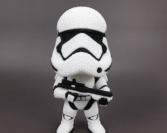 Stormtrooper | Premier ordre - Version tricotée - Modèle d'exposition galactique en plusieurs parties