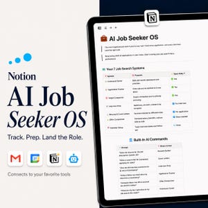 Sjabloon voor sollicitatietracker | Planner en organisator voor het zoeken naar banen | Dashboard Voorbereiding en werving sollicitatiegesprek