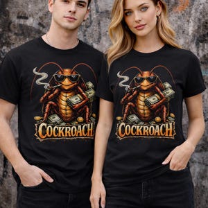 Camiseta divertida de cucaracha, camiseta con gráfico de cucaracha, camiseta de bicho de calle, camiseta de insecto meme, camiseta gráfica urbana, regalo divertido, camiseta unisex