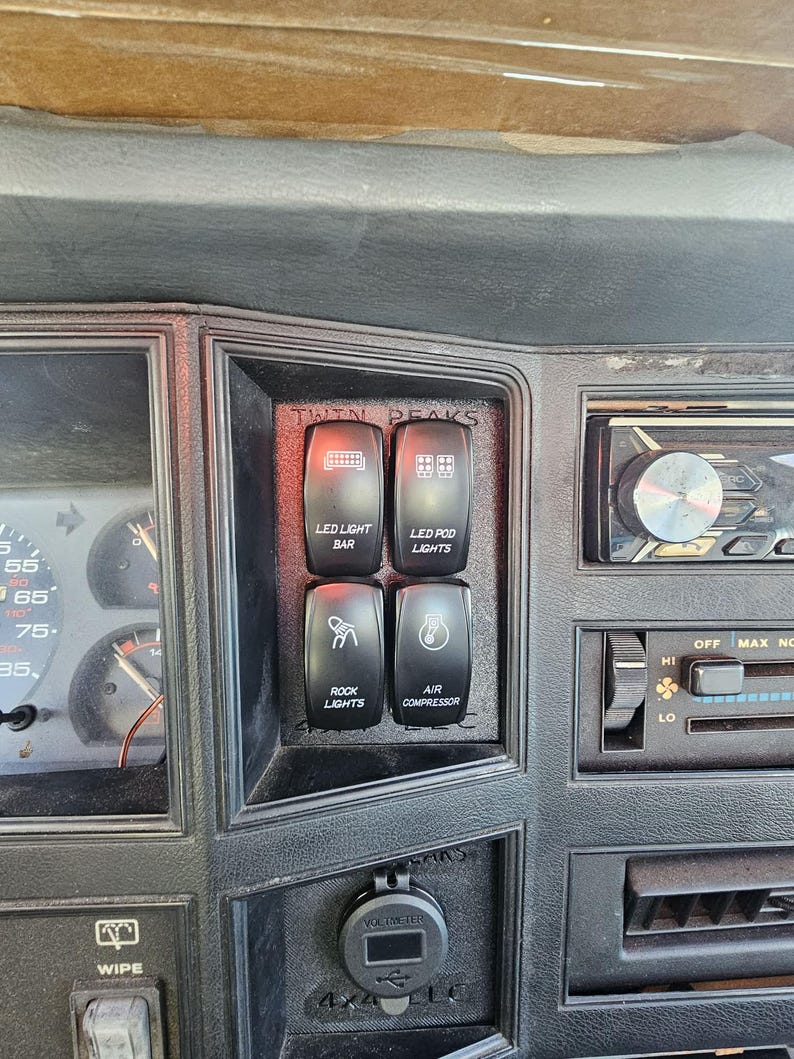 84-96 Jeep Cherokee XJ / Comanche MJ Clock Plate Panel - Etsy