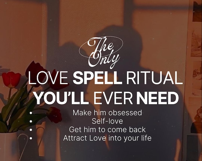 Featured listing image: Love Spell Ritual Printable + Freebie | Candle Spell Guide | Digital Witchcraft | Instant Download