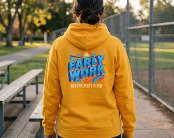 Early Work Hoodie | Baseball Lifestyle Hoodie | Dugout Collection | 7TH INNING STYLE