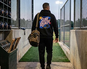 Stay Ready Hoodie | Baseball Lifestyle Hoodie | Dugout Collection | 7TH INNING STYLE