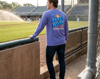 Early Work Long Sleeve | Baseball Lifestyle Shirt | Dugout Collection | 7th Inning Style