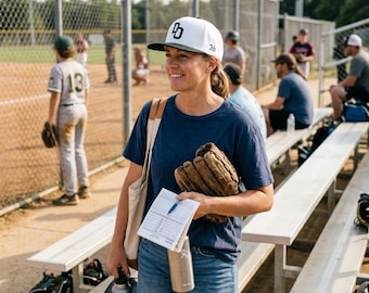 Dugout Collection D.O. Mark Hat | Baseball Lifestyle Cap | Dugout Collection | 7th Inning Style | Snapback