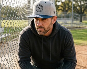 7th Inning Style Heritage Two-Tone Hat | Baseball Lifestyle Cap | Vintage-Inspired Dad Hat | Former Player Gift | Circle Logo Hat