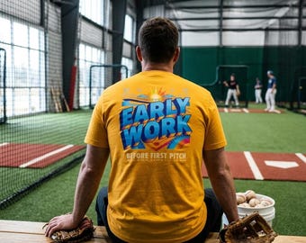 Early Work Tee | Baseball Lifestyle T-Shirt | Dugout Collection | 7TH INNING STYLE
