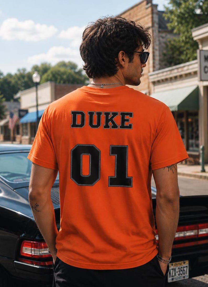 Dukes of Hazzard graphic tee gen x gift redneck tshirt General Lee southern humor men duke fan gift