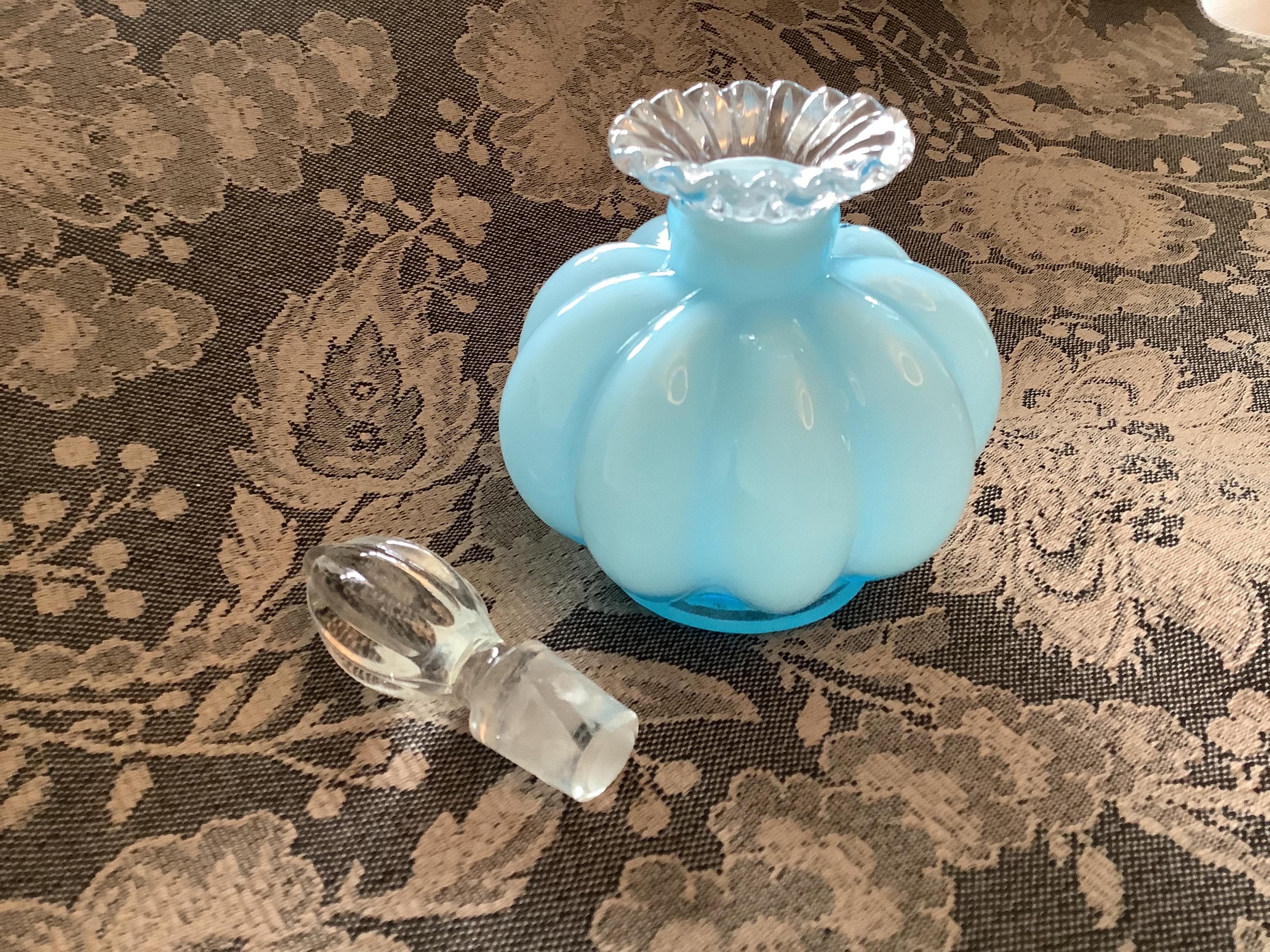 Fenton Perfume Bottle - Etsy