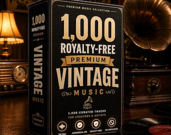 Royalty Free Vintage Music for Creators & Artists YouTube Instagram TikTok Lifetime Access
