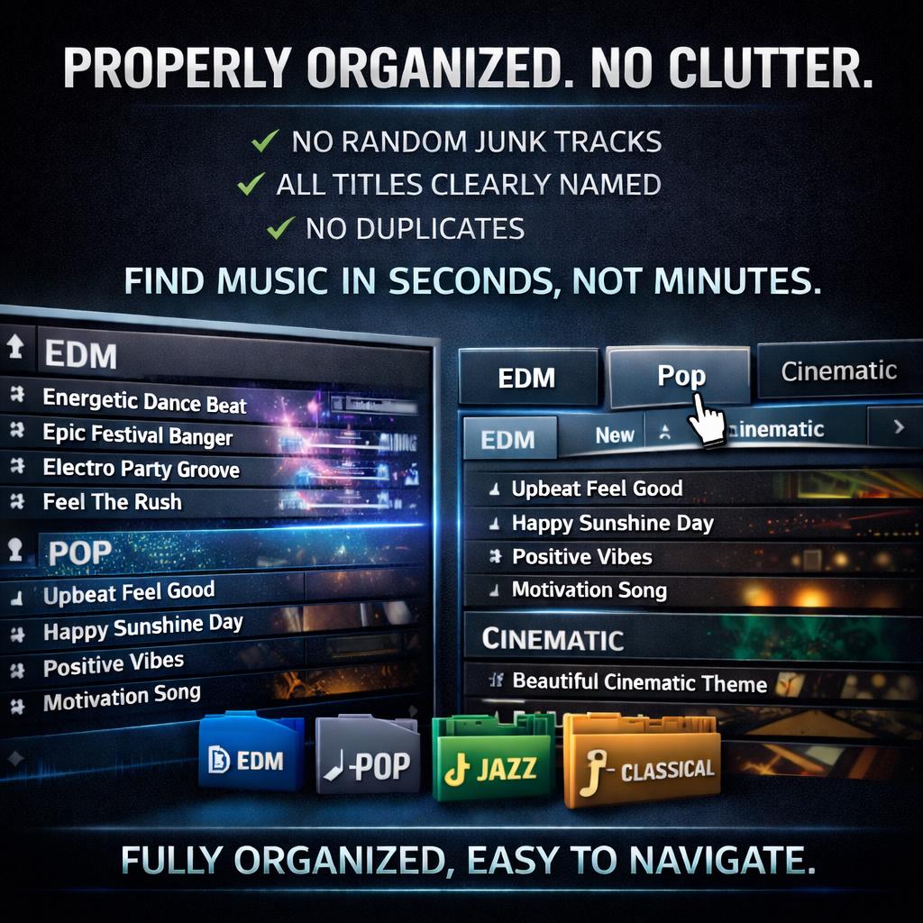 Royalty Free Music Library Bundle – 1,356 Tracks for Videos, Youtube ...