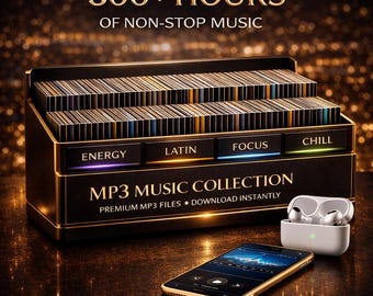 DJ Mix Music Non-Stop 300+ Hours Audio Bundle | Dance, Latin, Chill Pop & Disco