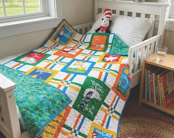 Whimsical Childrens Book Quilt