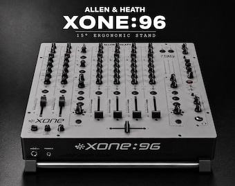 Support Allen & Heath Xone 96 | Support pour table de mixage DJ | Rehausseur de bureau ergonomique | Configuration cabine DJ | Bureau de studio