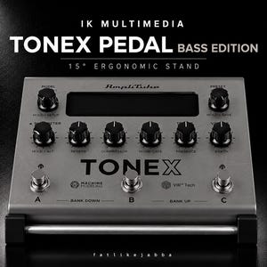 IK Multimedia Tonex Pedal Bass Edition-stativ | Hållare för effekter och förförstärkare | Ergonomisk skrivbordsförhöjare | Studiouppsättning
