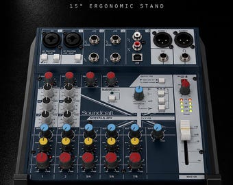 Soundcraft Notepad-8FX Stand | Premium Blender Riser | Recording Studio Gear | Ergonomic desk setup