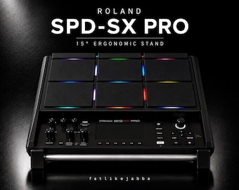 Roland SPD-SX PRO Stand | Sampling Pad Riser | Ergonomic Desktop Holder | Drum Pad Setup | Studio Gear