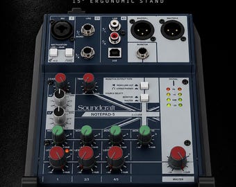 Soundcraft Notepad-5 Stand | Premium Blender Riser | Recording Studio Gear | Ergonomic desk setup