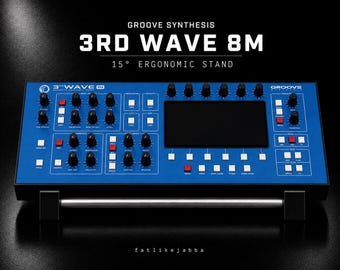 Groove Synthesis 3rd Wave 8 M Stand | Synthesizer Holder | Ergonomic Desktop Riser | Wavetable sound design