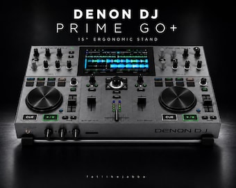 Supporto Denon DJ Prime GO / GO+ | Configurazione DJ minimalista | Supporto ergonomico per controller | Postazione DJ | Attrezzatura musicale