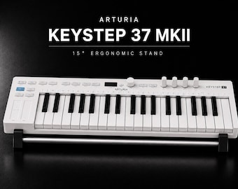 Arturia KeyStep 37 MKII Stand | MIDI Keyboard Stand | Controller Stand | Ergonomic Desk Setup | Music Production Setup | KeyStep 37 MK2
