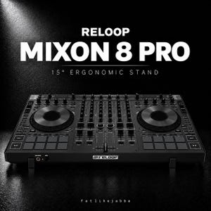 Reloop Mixon 8 Pro Stand | DJ Controller Holder | Ergonomic Desktop Riser | DJ Setup | Studio Desk