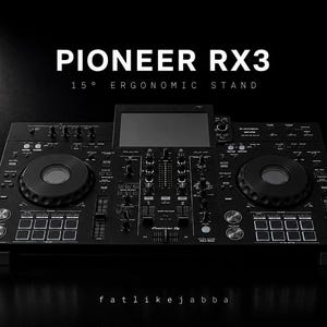 Pioneer XDJ-RX3 Stand | DJ Controller Holder | Ergonomic Desktop Riser | DJ Setup | Studio Desk