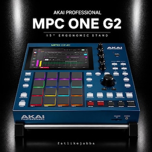 Soporte AKAI Professional MPC One G2 | Soporte para sampler | Elevador de escritorio ergonómico | Configuración para producción musical | Escritorio de estudio