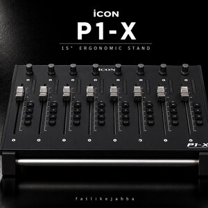 iCON P1-X Stand | Studio Controller Houder | Ergonomische Bureauverhoger | Muziekproductie