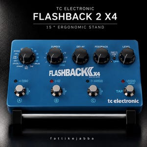 TC Electronic Flashback 2 X4 Stand | Effects & Preamp Holder | Ergonomic Desktop Riser | Studio Setup