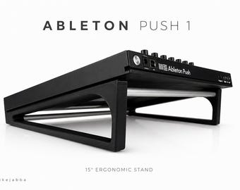 Soporte para Ableton Push 1 – Soporte de escritorio para controlador – Configuración de estudio limpia – Espacio de trabajo ergonómico para productores musicales