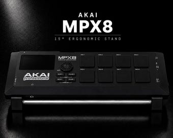 Akai MPX8 Stand | Sample Pad Holder | Ergonomic Desktop Riser | Music Production Setup | Studio desk