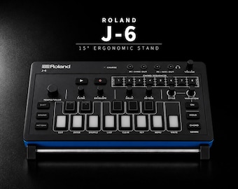 Roland J-6 Stand | Chord Synth Riser | Ergonomic Desktop Holder | Music Production Setup | Studio desk