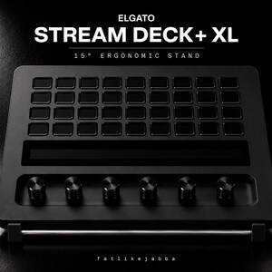 Elgato Stream Deck+ XL Stand | Stream Controller Holder | Ergonomic Desktop Riser | Content creators