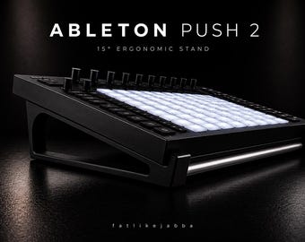 Ableton Push 2 Stand – Desktop Controller Stand – Clean Studio Setup – Ergonomic Beatmaker Workspace