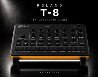 Roland T-8 Stand | AIRA Compact Beat Machine Riser | Desktop Studio Setup