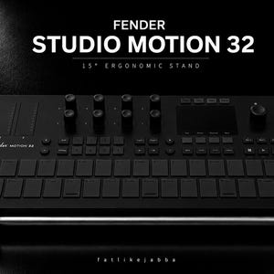 Fender Motion 32-stativ | Hållare för MIDI-kontroller | Ergonomisk skrivbordsriser | Pad-kontroller