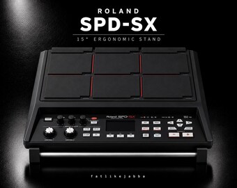 Roland SPD-SX Stand | Sampling Pad Riser | Ergonomic Desktop Holder | Drum Pad Setup | Studio Gear