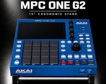 AKAI Professional MPC One G2 Stand | Sampler Holder | Ergonomic Desktop Riser | Beatmaking Setup | Studio desk