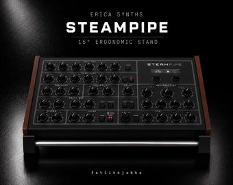 Erica Synths Steampipe Stand | Sound Module Holder | Ergonomic Desktop Riser | Ambient sound design
